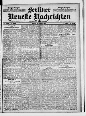 Berliner Neueste Nachrichten on Nov 16, 1902