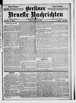 Berliner Neueste Nachrichten vom 22.11.1902