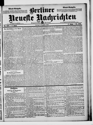 Berliner Neueste Nachrichten vom 05.12.1902