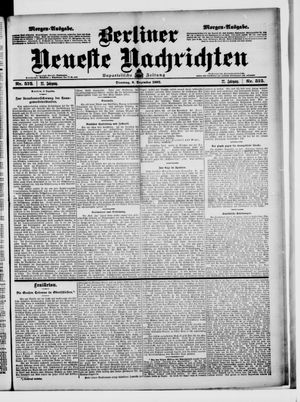 Berliner Neueste Nachrichten vom 09.12.1902