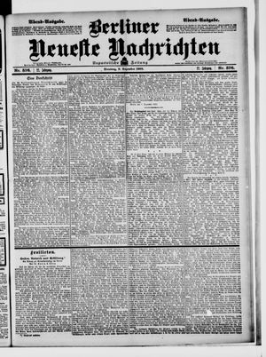 Berliner Neueste Nachrichten vom 09.12.1902