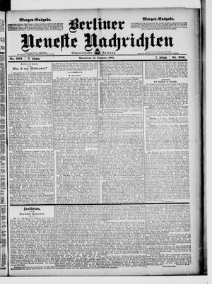 Berliner Neueste Nachrichten vom 13.12.1902