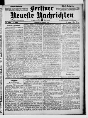 Berliner Neueste Nachrichten vom 13.12.1902