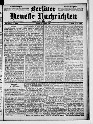 Berliner Neueste Nachrichten on Dec 16, 1902