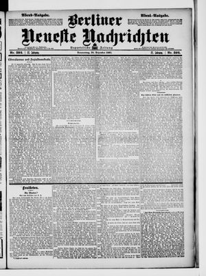 Berliner Neueste Nachrichten vom 18.12.1902