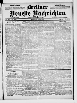 Berliner Neueste Nachrichten on Dec 27, 1902