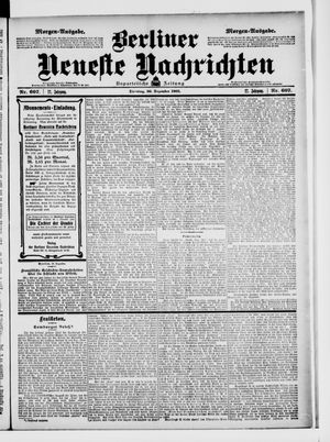 Berliner Neueste Nachrichten vom 30.12.1902