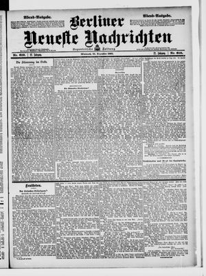 Berliner neueste Nachrichten vom 31.12.1902