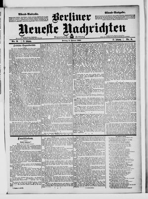 Berliner Neueste Nachrichten vom 02.01.1903