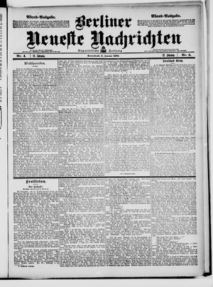 Berliner Neueste Nachrichten vom 03.01.1903