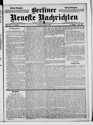 Berliner Neueste Nachrichten vom 13.01.1903