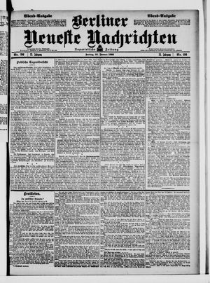Berliner Neueste Nachrichten on Jan 16, 1903
