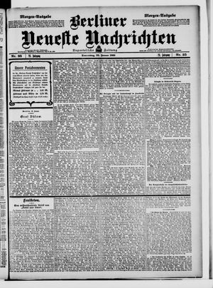 Berliner Neueste Nachrichten on Jan 22, 1903