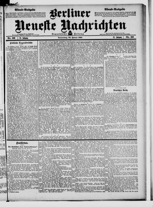 Berliner Neueste Nachrichten vom 22.01.1903