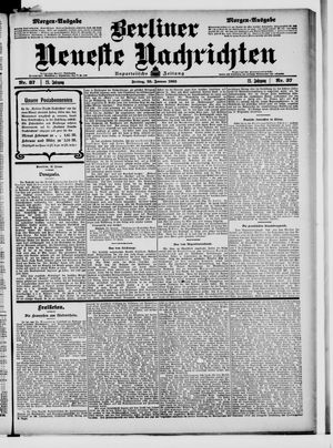 Berliner Neueste Nachrichten on Jan 23, 1903