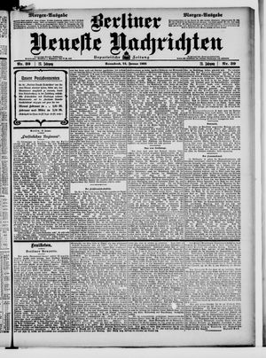 Berliner Neueste Nachrichten on Jan 24, 1903