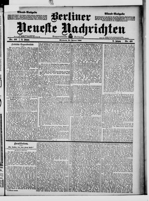 Berliner Neueste Nachrichten vom 28.01.1903