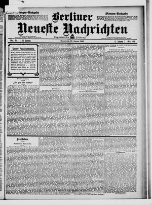 Berliner Neueste Nachrichten vom 31.01.1903