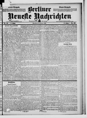 Berliner Neueste Nachrichten on Jan 31, 1903