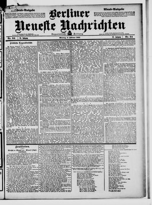 Berliner Neueste Nachrichten on Feb 2, 1903