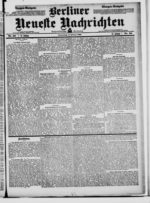 Berliner Neueste Nachrichten vom 05.02.1903