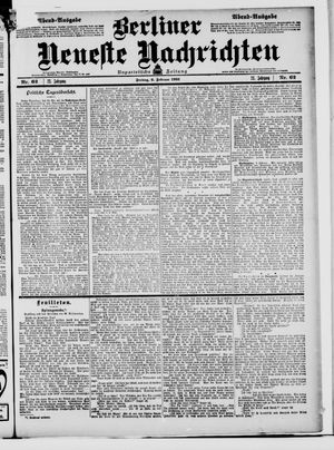 Berliner Neueste Nachrichten vom 06.02.1903