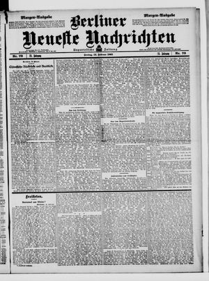 Berliner Neueste Nachrichten vom 13.02.1903