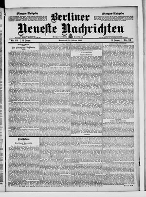 Berliner Neueste Nachrichten vom 14.02.1903