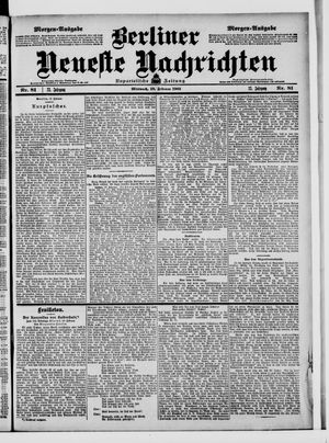 Berliner Neueste Nachrichten on Feb 18, 1903