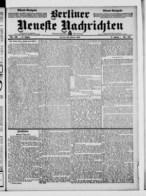 Berliner Neueste Nachrichten vom 20.02.1903