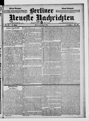 Berliner Neueste Nachrichten vom 23.02.1903