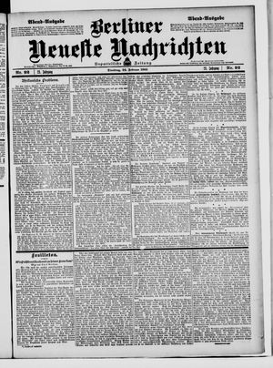 Berliner Neueste Nachrichten vom 24.02.1903