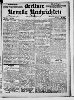 Berliner Neueste Nachrichten on Mar 5, 1903