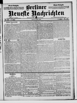 Berliner Neueste Nachrichten on Mar 6, 1903