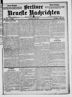 Berliner Neueste Nachrichten vom 07.03.1903