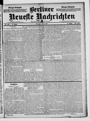 Berliner Neueste Nachrichten vom 08.03.1903