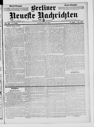 Berliner Neueste Nachrichten vom 10.03.1903