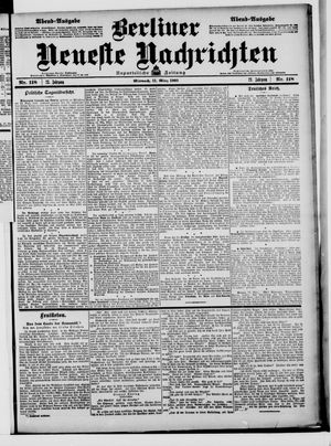 Berliner neueste Nachrichten vom 11.03.1903