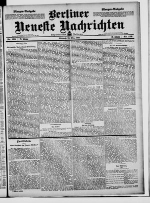 Berliner Neueste Nachrichten on Mar 18, 1903