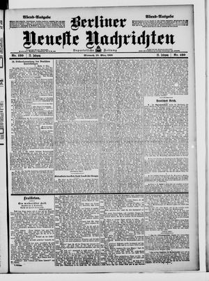 Berliner Neueste Nachrichten vom 18.03.1903