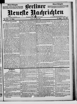 Berliner Neueste Nachrichten vom 20.03.1903