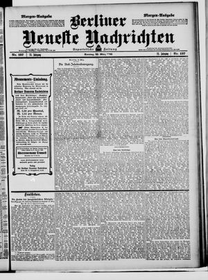 Berliner Neueste Nachrichten vom 22.03.1903