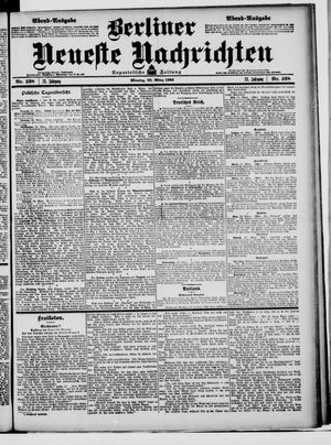 Berliner Neueste Nachrichten on Mar 23, 1903