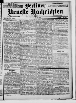 Berliner Neueste Nachrichten on Mar 26, 1903
