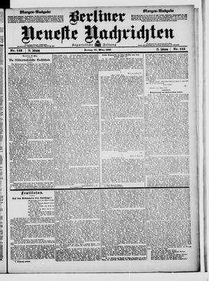 Berliner Neueste Nachrichten vom 27.03.1903