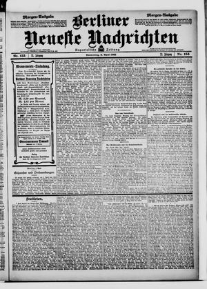 Berliner Neueste Nachrichten vom 02.04.1903