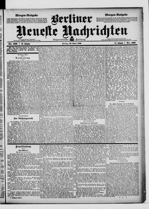 Berliner Neueste Nachrichten vom 10.04.1903