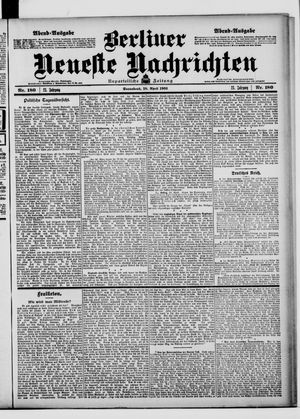 Berliner Neueste Nachrichten vom 18.04.1903