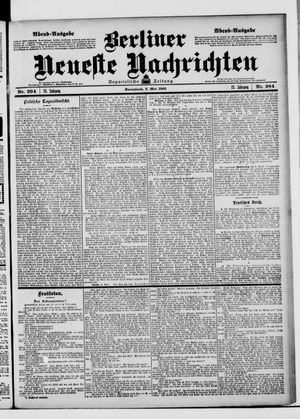Berliner Neueste Nachrichten on May 2, 1903