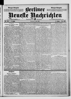 Berliner Neueste Nachrichten vom 05.05.1903